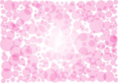 Kopyalama alanı ve vektör illüstrasyonlu renk baloncukları