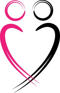 beyaz arkaplanda izole edilmiş logo çizimi