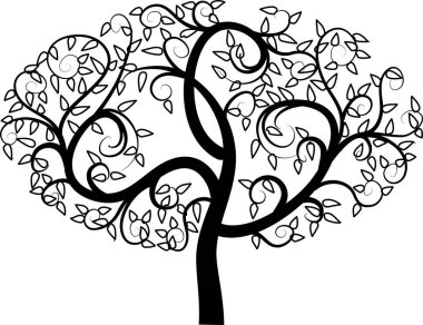 güzel dizayn uzun ağaçlar