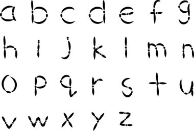 harf vektör illüstrasyon arka planı