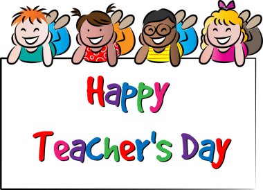 Farklı duyguları olan mutlu çocuklar.