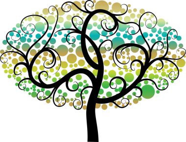 güzel dizayn uzun ağaçlar