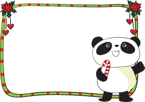 Panda Web Διάνυσμα Εικονογράφηση Φόντο — Διανυσματικό Αρχείο