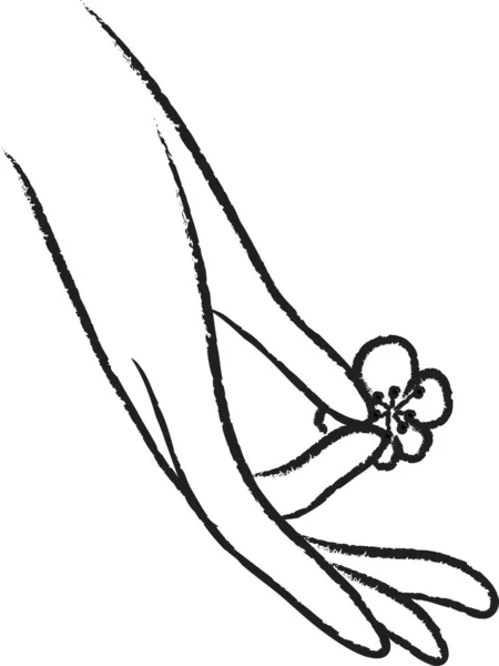Λουλούδι Web Διάνυσμα Εικονογράφηση Φόντο — Διανυσματικό Αρχείο
