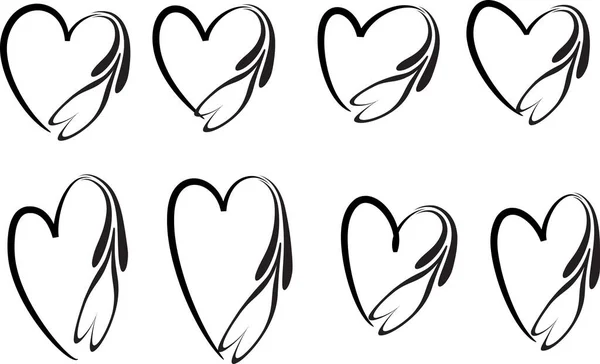 100,000 Heart shapes Vector Images