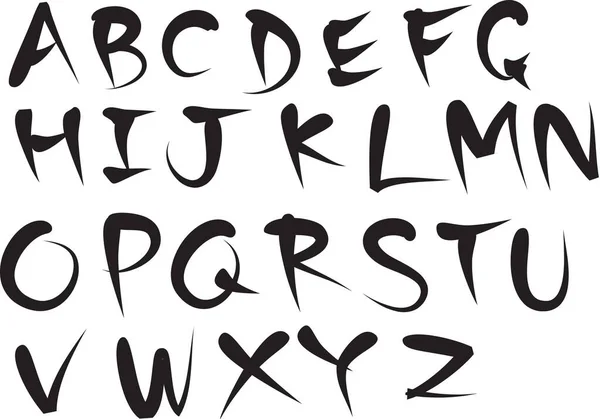 Vektor Illustration Hintergrund Alphabet — Stockvektor
