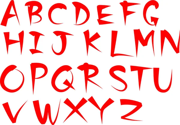 Illustration Vectorielle Fond Alphabet — Image vectorielle