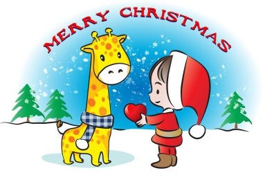 Mutlu Noeller vektör arkaplanı illüstrasyonu 