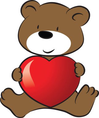 Ayı vektör resimleme arkaplanı