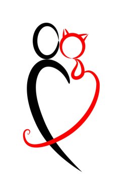 beyaz arkaplanda izole edilmiş logo çizimi