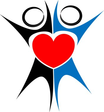 beyaz arkaplanda izole edilmiş logo çizimi