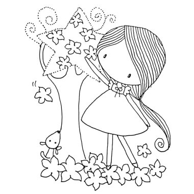 çocuklar arkaplan vektör illüstrasyonu 