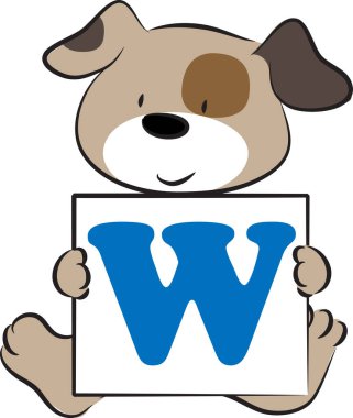 Y harfini hayvanla çizen renk vektörü