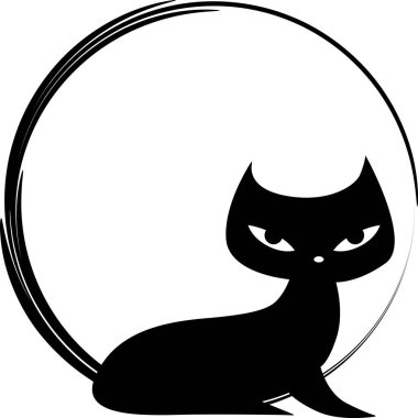 beyaz arka planda izole edilmiş küçük sevimli kedi çizgi filmi, romantik konsept 