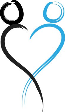 beyaz arkaplanda izole edilmiş logo çizimi