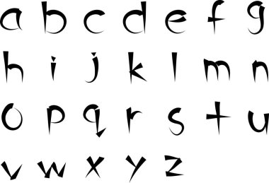 harf vektör illüstrasyon arka planı