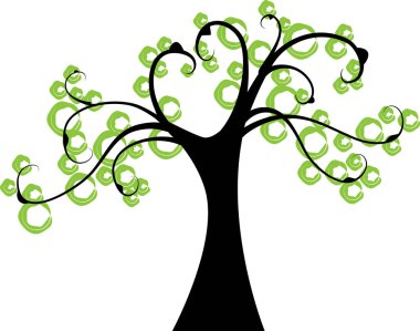 güzel dizayn uzun ağaçlar