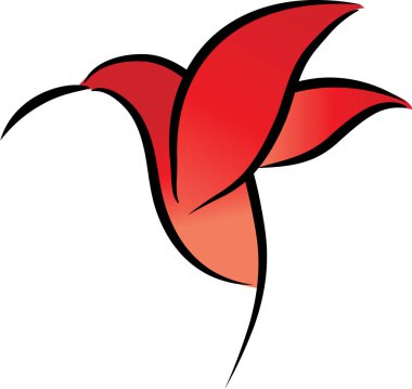 beyaz arkaplanda izole edilmiş logo çizimi