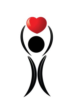 beyaz arkaplanda izole edilmiş logo çizimi