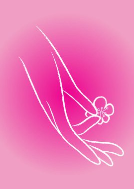 çiçek web vektör resimleme arkaplanı