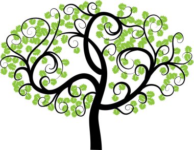 güzel dizayn uzun ağaçlar