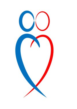 beyaz arkaplanda izole edilmiş logo çizimi