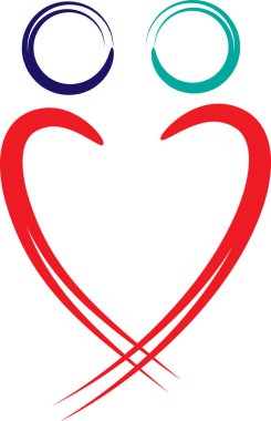 beyaz arkaplanda izole edilmiş logo çizimi