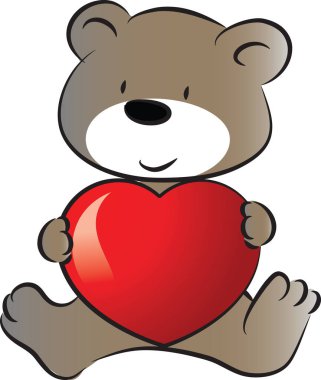 Ayı vektör resimleme arkaplanı