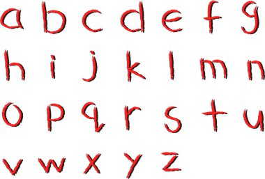 harf vektör illüstrasyon arka planı