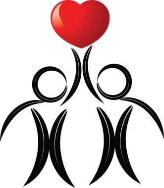 beyaz arkaplanda izole edilmiş logo çizimi