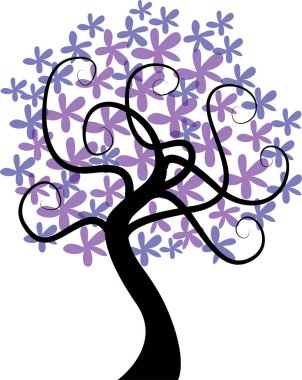 güzel dizayn uzun ağaçlar