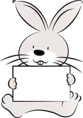 Tavşan vektör çizimi sembolü 