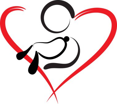 beyaz arkaplanda izole edilmiş logo çizimi