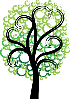 güzel dizayn uzun ağaçlar