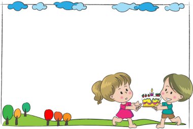 Pasta yiyen bir kızın resmi.