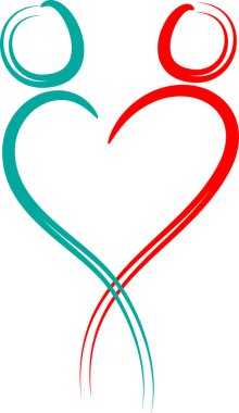 beyaz arkaplanda izole edilmiş logo çizimi