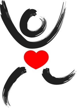 kupa vektör illüstrasyonlu aşk arkaplanı