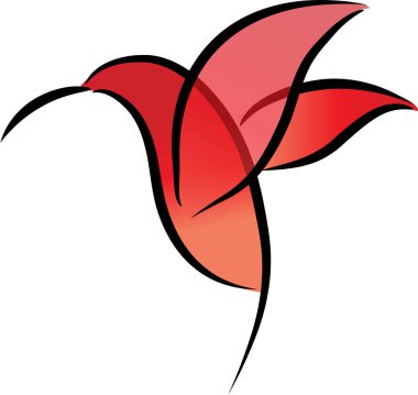 beyaz arkaplanda izole edilmiş logo çizimi