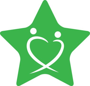 beyaz arkaplanda izole edilmiş logo çizimi