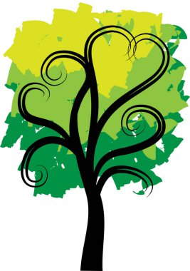 güzel dizayn uzun ağaçlar