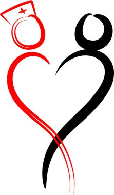 beyaz arkaplanda izole edilmiş logo çizimi