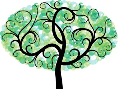 güzel dizayn uzun ağaçlar