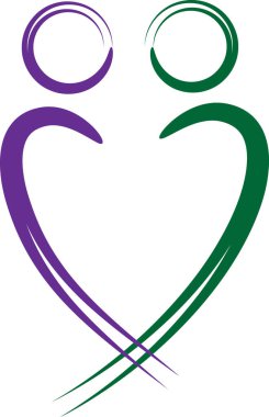 beyaz arkaplanda izole edilmiş logo çizimi