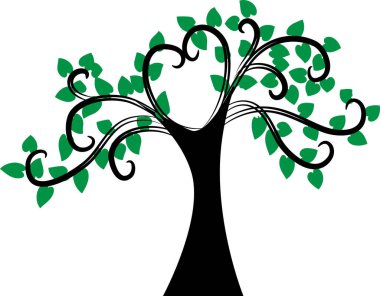 güzel dizayn uzun ağaçlar