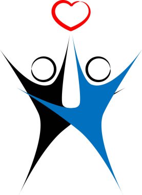 beyaz arkaplanda izole edilmiş logo çizimi