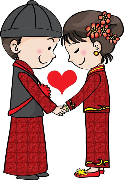 Love Concept Couple Vector Illustration — Stock Vector