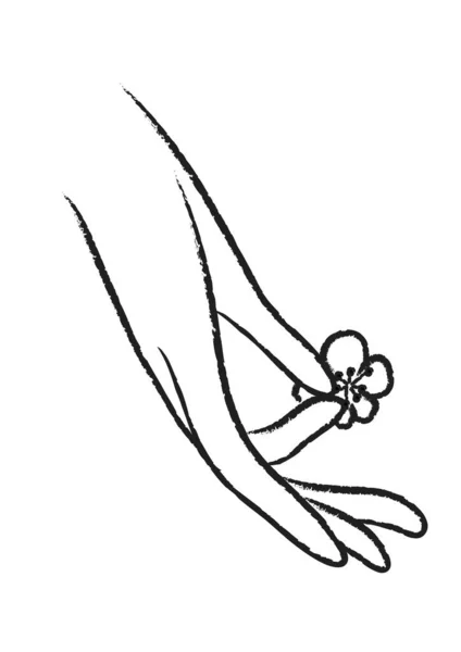Квітка Веб Вектор Ілюстрація Фон — стоковий вектор