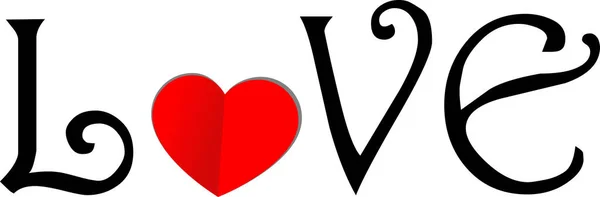 Láska Pozadí Srdce Vektorové Ilustrace — Stockový vektor