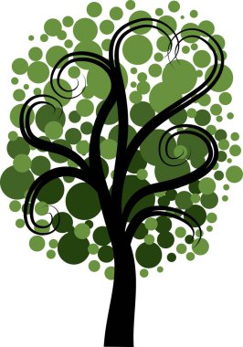 güzel dizayn uzun ağaçlar