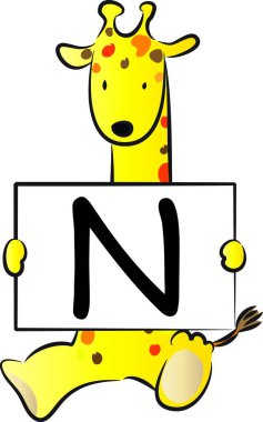 Kaligrafik tasarım elementleri ve hayvanlarla sayfa dekorasyonu